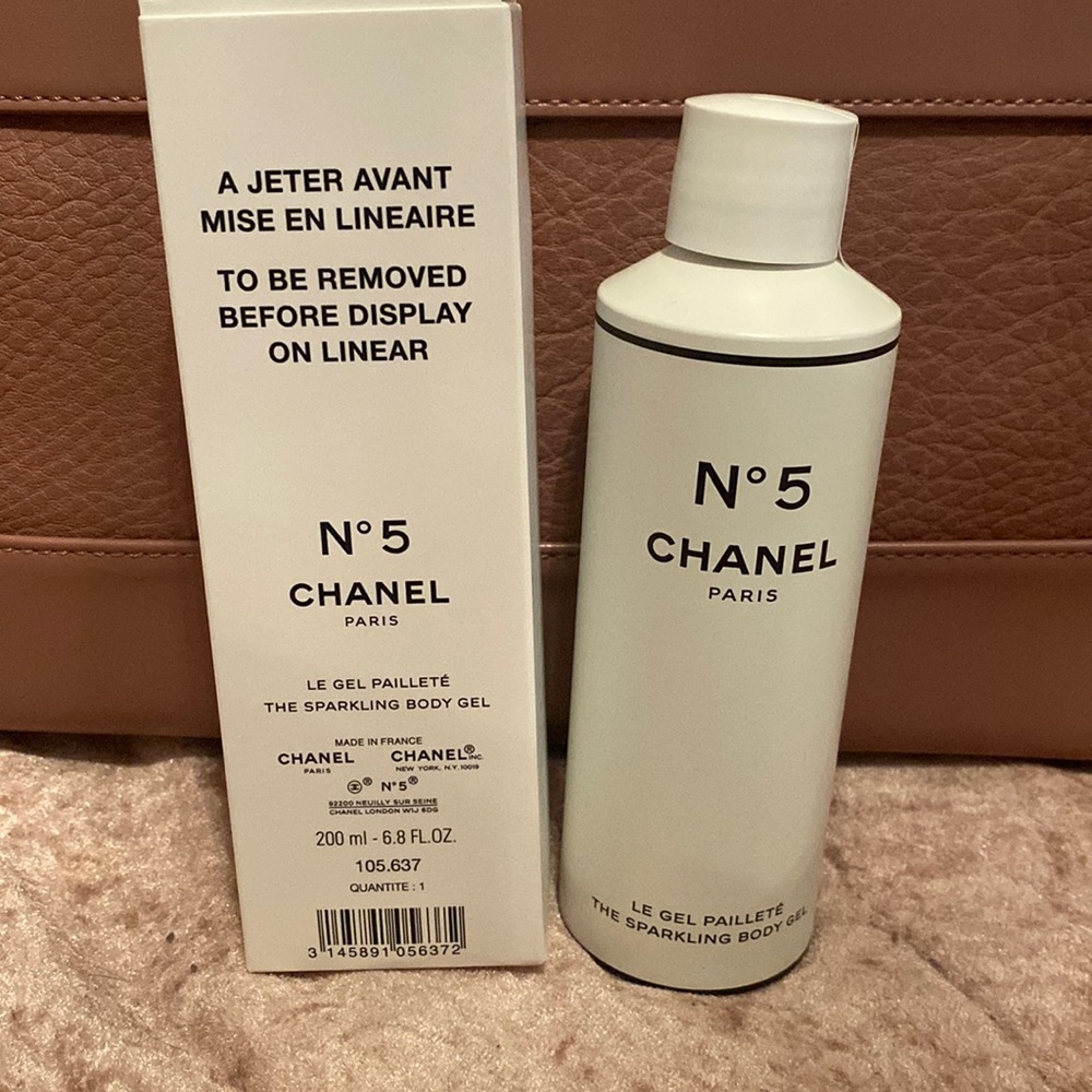 Chanel number 5 factory sparkling body gel